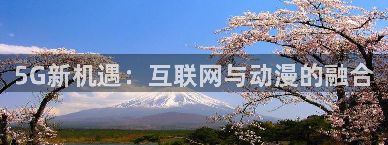 韩漫漫画入口链接：5G新机遇：互联网与动漫的融合