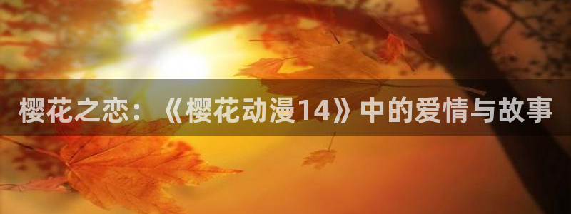 动漫共和国omofun下载：樱花之恋：《樱花动漫14》中的爱情与故事